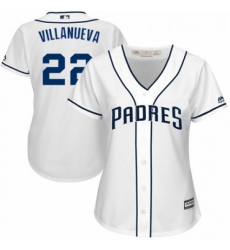 Womens Majestic San Diego Padres 22 Christian Villanueva Authentic White Home Cool Base MLB Jersey Womens Majestic San Diego Padres 22 Christian Villanueva Authentic White Home Cool Base MLB Jersey