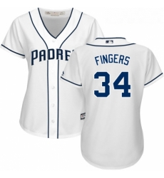 Womens Majestic San Diego Padres 34 Rollie Fingers Replica White Home Cool Base MLB Jersey Womens Majestic San Diego Padres 34 Rollie Fingers Replica White Home Cool Base MLB Jersey