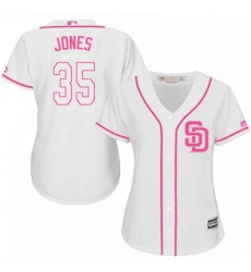 Womens Majestic San Diego Padres 35 Randy Jones Authentic White Fashion Cool Base MLB Jersey Womens Majestic San Diego Padres 35 Randy Jones Authentic White Fashion Cool Base MLB Jersey