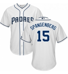Youth Majestic San Diego Padres 15 Cory Spangenberg Replica White Home Cool Base MLB Jersey Youth Majestic San Diego Padres 15 Cory Spangenberg Replica White Home Cool Base MLB Jersey