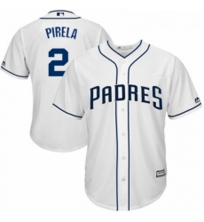 Youth Majestic San Diego Padres 2 Jose Pirela Replica White Home Cool Base MLB Jersey Youth Majestic San Diego Padres 2 Jose Pirela Replica White Home Cool Base MLB Jersey