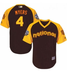Youth Majestic San Diego Padres 4 Wil Myers Authentic Brown 2016 All Star National League BP Cool Base Cool Base MLB Jersey Youth Majestic San Diego Padres 4 Wil Myers Authentic Brown 2016 All Star National League BP Cool Base Cool Base MLB Jersey