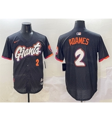 Men San Francisco Giants 2 Willy Adames Anthracite 2025 City Connect Limited Stitched Baseball Jersey Men San Francisco Giants 2 Willy Adames Anthracite 2025 City Connect Limited Stitched Baseball Jersey