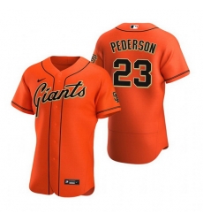 Men San Francisco Giants 23 Joc Pederson Orange Flex Base Stitched jersey Men San Francisco Giants 23 Joc Pederson Orange Flex Base Stitched jersey