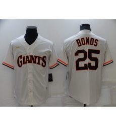 Men San Francisco Giants 25 Barry Bonds Cream Cool Base Stitched jersey Men San Francisco Giants 25 Barry Bonds Cream Cool Base Stitched jersey