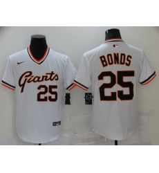 Men San Francisco Giants 25 Barry Bonds White Cool Base Stitched jersey Men San Francisco Giants 25 Barry Bonds White Cool Base Stitched jersey
