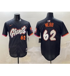 Men San Francisco Giants 62 Logan Webb Anthracite 2025 City Connect Limited Stitched Baseball Jersey Men San Francisco Giants 62 Logan Webb Anthracite 2025 City Connect Limited Stitched Baseball Jersey