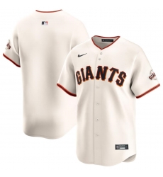 Men San Francisco Giants Blank Cream Home Limited Stitched Baseball Jersey Men San Francisco Giants Blank Cream Home Limited Stitched Baseball Jersey