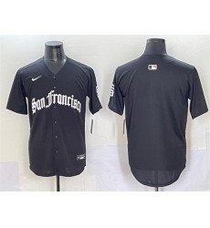 Men San Francisco Giants Team Big Logo White  27Gothic Fog Edition 27 Vapor Premier Limited Stitched Baseball Jersey 002
