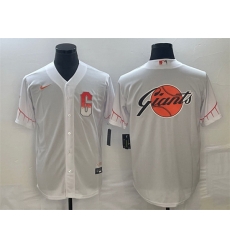 Men San Francisco Giants White Team Big Logo Cool Base Stitched Baseball Jersey Men San Francisco Giants White Team Big Logo Cool Base Stitched Baseball Jersey