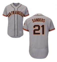 Mens Majestic San Francisco Giants 21 Deion Sanders Grey Road Flex Base Authentic Collection MLB Jersey Mens Majestic San Francisco Giants 21 Deion Sanders Grey Road Flex Base Authentic Collection MLB Jersey