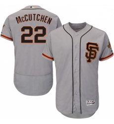 Mens Majestic San Francisco Giants 22 Andrew McCutchen Grey Alternate Flex Base Authentic Collection MLB Jersey Mens Majestic San Francisco Giants 22 Andrew McCutchen Grey Alternate Flex Base Authentic Collection MLB Jersey