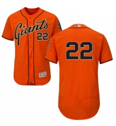 Mens Majestic San Francisco Giants 22 Will Clark Orange Alternate Flex Base Authentic Collection MLB Jersey Mens Majestic San Francisco Giants 22 Will Clark Orange Alternate Flex Base Authentic Collection MLB Jersey