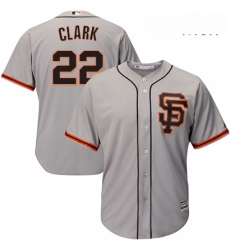 Mens Majestic San Francisco Giants 22 Will Clark Replica Grey Road 2 Cool Base MLB Jersey Mens Majestic San Francisco Giants 22 Will Clark Replica Grey Road 2 Cool Base MLB Jersey