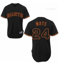 Mens Majestic San Francisco Giants 24 Willie Mays Authentic Black Fashion MLB Jersey Mens Majestic San Francisco Giants 24 Willie Mays Authentic Black Fashion MLB Jersey