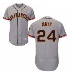 Mens Majestic San Francisco Giants 24 Willie Mays Grey Road Flex Base Authentic Collection MLB Jersey Mens Majestic San Francisco Giants 24 Willie Mays Grey Road Flex Base Authentic Collection MLB Jersey