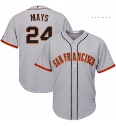 Mens Majestic San Francisco Giants 24 Willie Mays Replica Grey Road Cool Base MLB Jersey Mens Majestic San Francisco Giants 24 Willie Mays Replica Grey Road Cool Base MLB Jersey