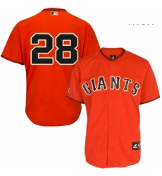 Mens Majestic San Francisco Giants 28 Buster Posey Replica Orange Old Style MLB Jersey Mens Majestic San Francisco Giants 28 Buster Posey Replica Orange Old Style MLB Jersey