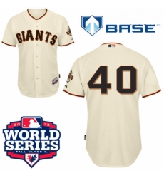Mens Majestic San Francisco Giants 40 Madison Bumgarner Authentic Cream Cool Base 2012 World Series Patch MLB Jersey Mens Majestic San Francisco Giants 40 Madison Bumgarner Authentic Cream Cool Base 2012 World Series Patch MLB Jersey