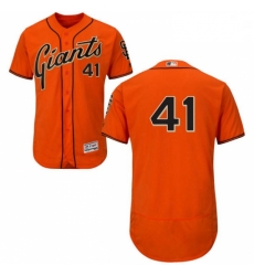 Mens Majestic San Francisco Giants 41 Mark Melancon Orange Flexbase Authentic Collection MLB Jersey Mens Majestic San Francisco Giants 41 Mark Melancon Orange Flexbase Authentic Collection MLB Jersey
