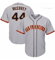 Mens Majestic San Francisco Giants 44 Willie McCovey Replica Grey Road Cool Base MLB Jersey Mens Majestic San Francisco Giants 44 Willie McCovey Replica Grey Road Cool Base MLB Jersey