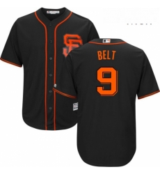 Mens Majestic San Francisco Giants 9 Brandon Belt Replica Black Alternate Cool Base MLB Jersey Mens Majestic San Francisco Giants 9 Brandon Belt Replica Black Alternate Cool Base MLB Jersey