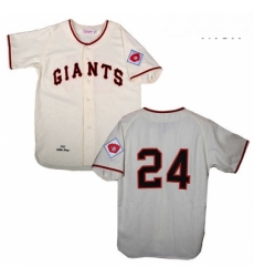 Mens Mitchell and Ness San Francisco Giants 24 Willie Mays Authentic Cream 1951 Throwback MLB Jersey Mens Mitchell and Ness San Francisco Giants 24 Willie Mays Authentic Cream 1951 Throwback MLB Jersey