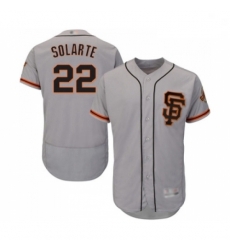 Mens San Francisco Giants 22 Yangervis Solarte Grey Alternate Flex Base Authentic Collection MLB Jersey Mens San Francisco Giants 22 Yangervis Solarte Grey Alternate Flex Base Authentic Collection MLB Jersey