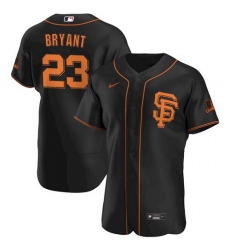 Men's San Francisco Giants #23 Kris Bryant Black Flex Base Nike Jersey Men's San Francisco Giants #23 Kris Bryant Black Flex Base Nike Jersey