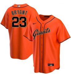Men's San Francisco Giants #23 Kris Bryant Orange Cool Base Nike Jersey Men's San Francisco Giants #23 Kris Bryant Orange Cool Base Nike Jersey