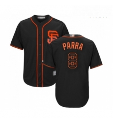 Mens San Francisco Giants 8 Gerardo Parra Authentic Black Team Logo Fashion Cool Base Baseball Jersey Mens San Francisco Giants 8 Gerardo Parra Authentic Black Team Logo Fashion Cool Base Baseball Jersey