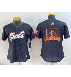 Women San Francisco Giants Team Big Logo Anthracite 2025 City Connect Limited Stitched Baseball Jersey 1 Women San Francisco Giants Team Big Logo Anthracite 2025 City Connect Limited Stitched Baseball Jersey 1
