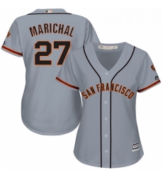 Womens Majestic San Francisco Giants 27 Juan Marichal Replica Grey Road Cool Base MLB Jersey Womens Majestic San Francisco Giants 27 Juan Marichal Replica Grey Road Cool Base MLB Jersey