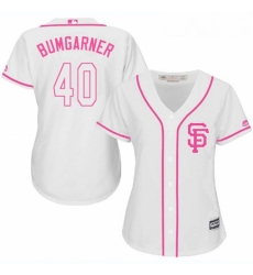 Womens Majestic San Francisco Giants 40 Madison Bumgarner Authentic White Fashion Cool Base MLB Jersey Womens Majestic San Francisco Giants 40 Madison Bumgarner Authentic White Fashion Cool Base MLB Jersey
