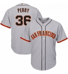 Youth Majestic San Francisco Giants 36 Gaylord Perry Replica Grey Road Cool Base MLB Jersey Youth Majestic San Francisco Giants 36 Gaylord Perry Replica Grey Road Cool Base MLB Jersey
