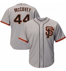Youth Majestic San Francisco Giants 44 Willie McCovey Authentic Grey Road 2 Cool Base MLB Jersey Youth Majestic San Francisco Giants 44 Willie McCovey Authentic Grey Road 2 Cool Base MLB Jersey