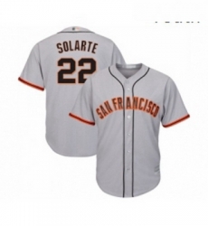 Youth San Francisco Giants 22 Yangervis Solarte Replica Grey Road Cool Base Baseball Jersey Youth San Francisco Giants 22 Yangervis Solarte Replica Grey Road Cool Base Baseball Jersey