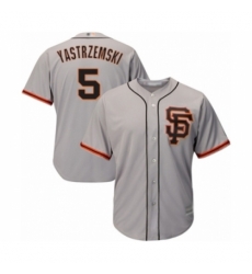 Youth San Francisco Giants #5 Mike Yastrzemski Grey Alternate Flex Base Authentic Collection Baseball Player Jersey Youth San Francisco Giants #5 Mike Yastrzemski Grey Alternate Flex Base Authentic Collection Baseball Player Jersey