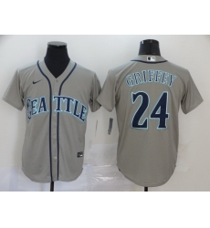 Mariners 24 Ken Griffey Jr Gray 2020 Nike Cool Base Jersey Mariners 24 Ken Griffey Jr Gray 2020 Nike Cool Base Jersey