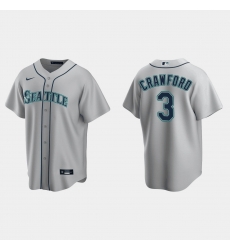 Men Seattle Mariners 3 J P Crawford Grey Cool Base Stitched Jersey Men Seattle Mariners 3 J P Crawford Grey Cool Base Stitched Jersey