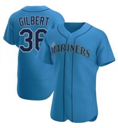 Men Seattle Mariners 36 Logan Gilbert Royal Flex Base Stitched Jersey Men Seattle Mariners 36 Logan Gilbert Royal Flex Base Stitched Jersey