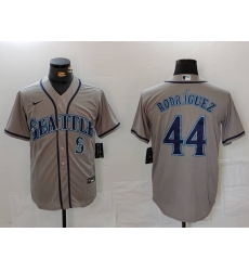 Men Seattle Mariners 44 Julio Rodr EDguez Grey Cool Base Stitched Jersey 1 Men Seattle Mariners 44 Julio Rodr EDguez Grey Cool Base Stitched Jersey 1
