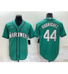 Men Seattle Mariners 44 Julio Rodriguez Ray Green Stitched MLB Cool Base Nike Jersey Men Seattle Mariners 44 Julio Rodriguez Ray Green Stitched MLB Cool Base Nike Jersey