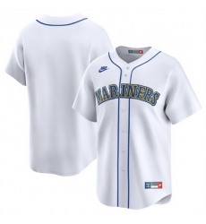 Men Seattle Mariners Blank White Throwback Cooperstown Limited Stitched Jersey Men Seattle Mariners Blank White Throwback Cooperstown Limited Stitched Jersey