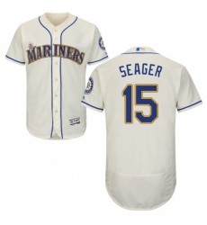 Mens Majestic Seattle Mariners 15 Kyle Seager Cream Alternate Flex Base Authentic Collection MLB Jersey Mens Majestic Seattle Mariners 15 Kyle Seager Cream Alternate Flex Base Authentic Collection MLB Jersey