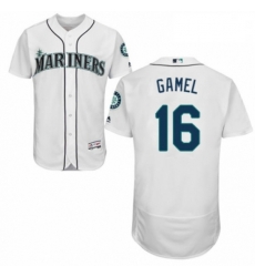 Mens Majestic Seattle Mariners 16 Ben Gamel White Home Flex Base Authentic Collection MLB Jersey Mens Majestic Seattle Mariners 16 Ben Gamel White Home Flex Base Authentic Collection MLB Jersey