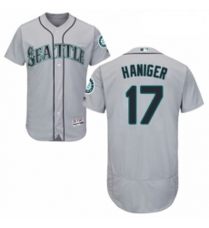Mens Majestic Seattle Mariners 17 Mitch Haniger Grey Road Flex Base Authentic Collection MLB Jersey Mens Majestic Seattle Mariners 17 Mitch Haniger Grey Road Flex Base Authentic Collection MLB Jersey