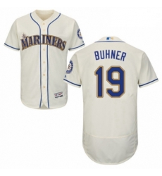 Mens Majestic Seattle Mariners 19 Jay Buhner Cream Alternate Flex Base Authentic Collection MLB Jersey Mens Majestic Seattle Mariners 19 Jay Buhner Cream Alternate Flex Base Authentic Collection MLB Jersey