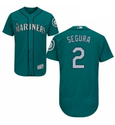 Mens Majestic Seattle Mariners 2 Jean Segura Teal Green Flexbase Authentic Collection MLB Jersey Mens Majestic Seattle Mariners 2 Jean Segura Teal Green Flexbase Authentic Collection MLB Jersey