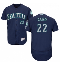 Mens Majestic Seattle Mariners 22 Robinson Cano Navy Blue Alternate Flex Base Authentic Collection MLB Jersey Mens Majestic Seattle Mariners 22 Robinson Cano Navy Blue Alternate Flex Base Authentic Collection MLB Jersey